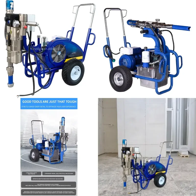 Professional Multifunctional Electric High-Pressure Airless Painting Spraying Machine for Polyurethane Latex Spray Gun and