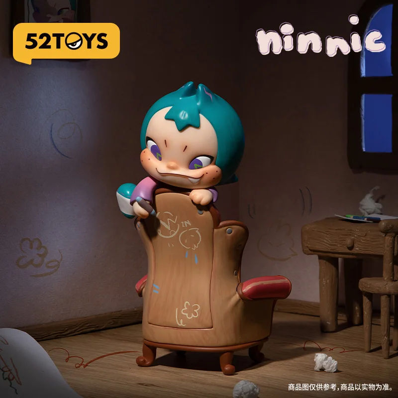 

52TOYS NINNIC диван-дневник, модная игрушка-кукла, ручная подвесная фигурка-карточка-12,7 см, официальный диван-дневник, коллекционный подарок