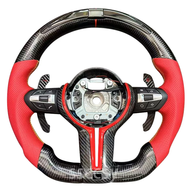 

Carbon Fibre LED Steering Wheel For BMW F10 F20 F30 F32 F22 M3 M5 Car Accessories Steering Wheel Modification