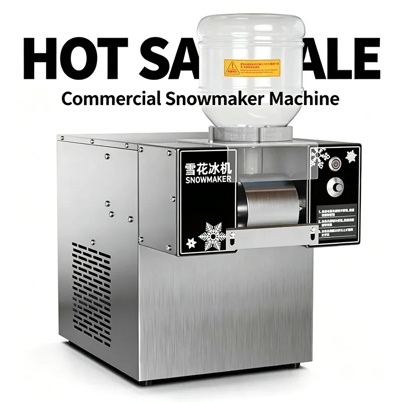220V 110V Snowflake Ice Machine Korea Bingsu Snow Ice Maker Shaver Machine Snowflake Ice Crusher Machine