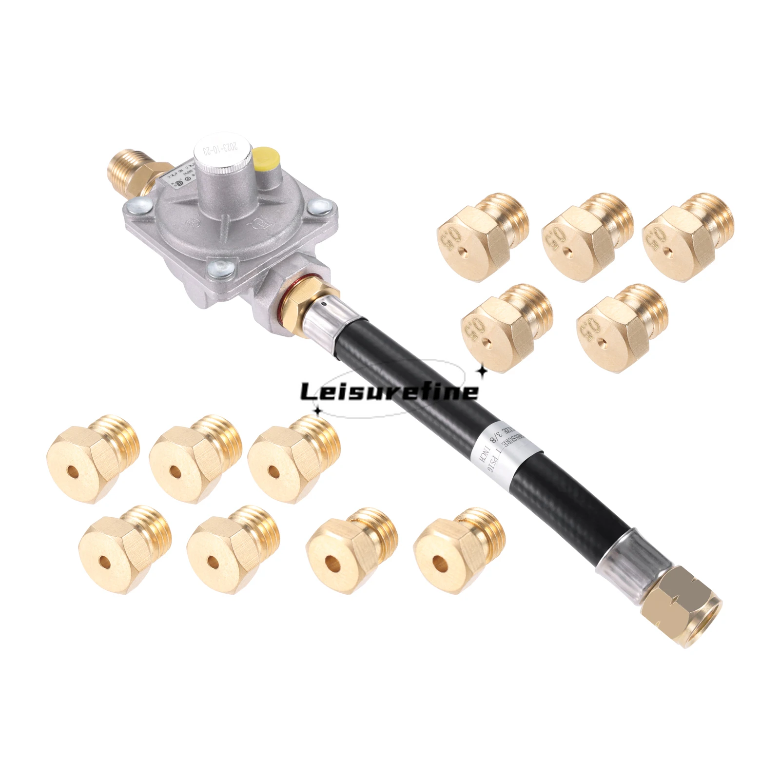 

Natural Gas/Propane Grill Conversion Interchange Pressure Regulators Valve Orifice Nozzle 0.5-2mm for Weber Genesis/Genesis II