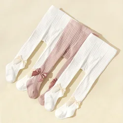 3PCS/Set Spring and Autumn Princess Bowknot Girls Fashion Comfortable Breathable Cotton Pantyhose for Babies
