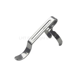 47mm (L) x 18mm (D) Stainless Steel 18650 Flashlight Pocket Clip Accessories