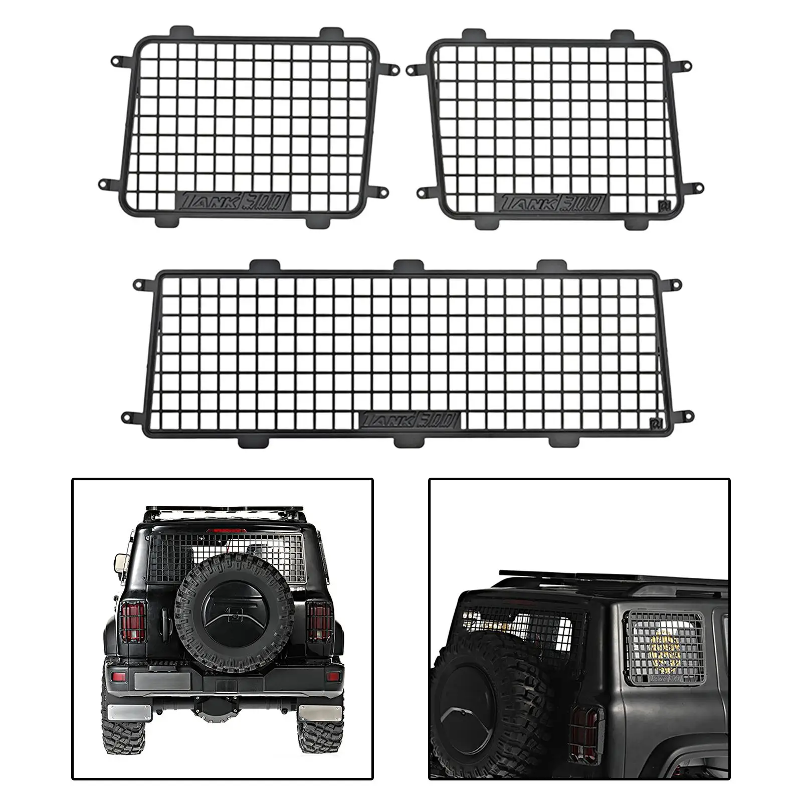 Piezas de actualización de coche RC, reemplazos DIY modificación km1 Tank 300