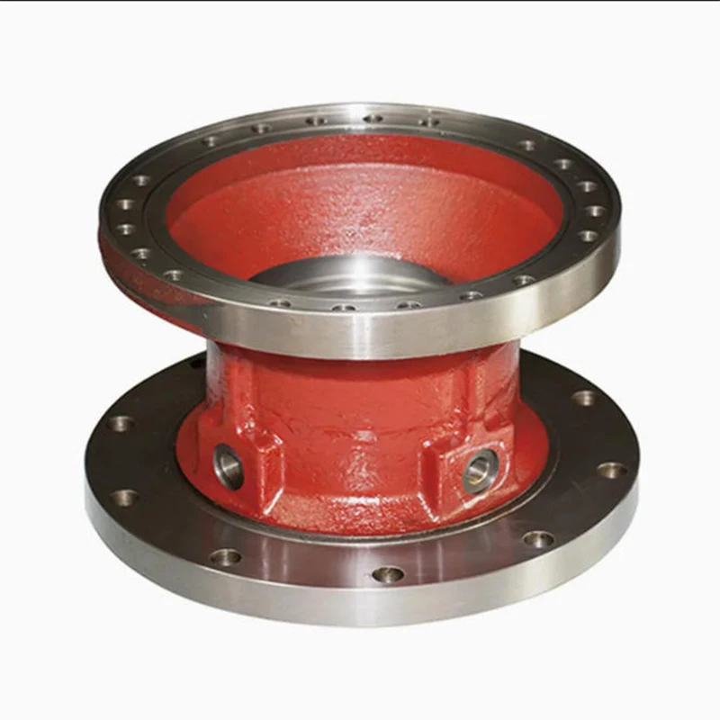 

Custom Precision Machined Alloy Steel Double Flange Connection Base with Anti-Corrosion Coating