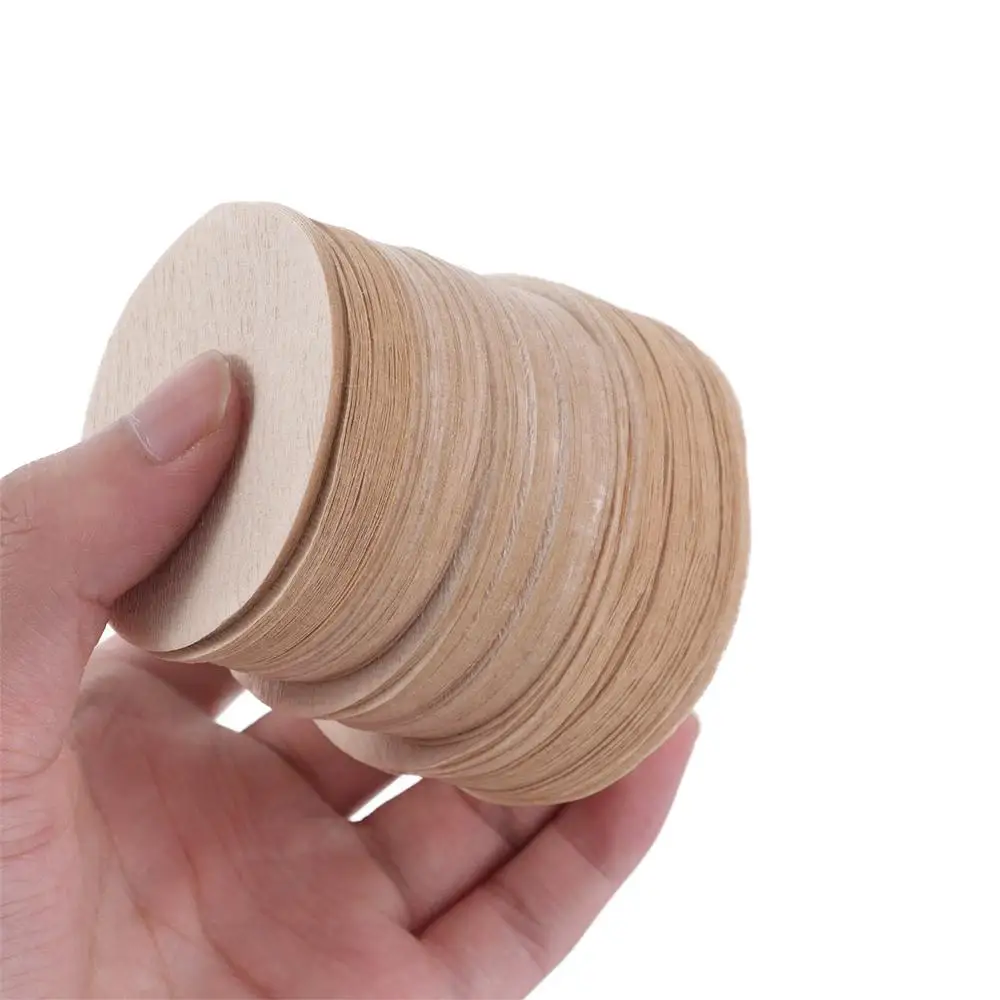 100Pcs Moka Pot Dripper Kitchen  Tools Cafe Strainer Paper Coffee Maker Accessories Coffee Filter Paper Filtration Tool