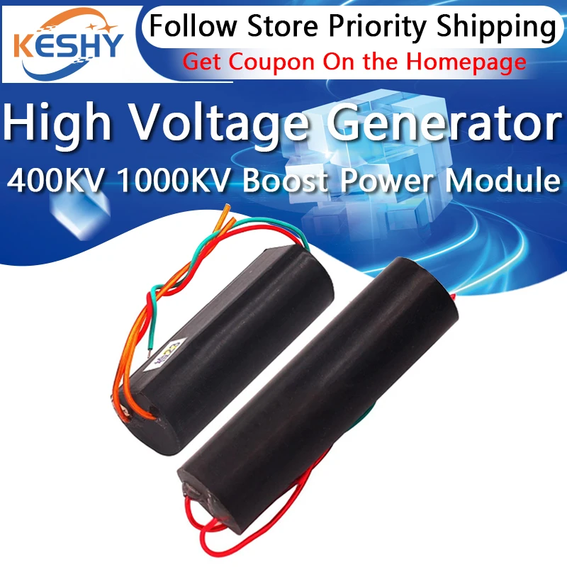 DC 3V-6V bis 400kV 400000V 1000KV Boost Step up Power Module High Voltage Generator Generator 1000kV Boost Step up Power