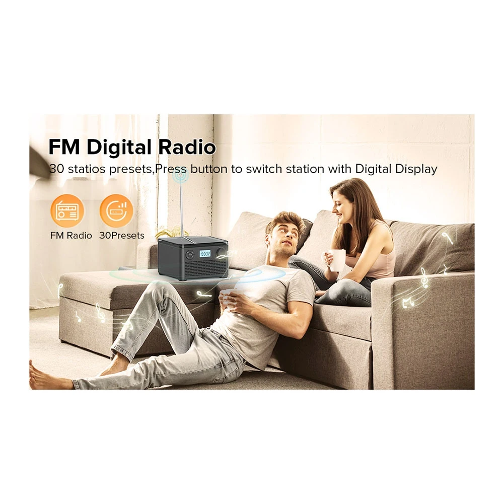 

Портативный CD-плеер в винтажном стиле с Bluetooth, FM-радио и аккумулятором 4000 мАч для музыкальных дисков и альбомов