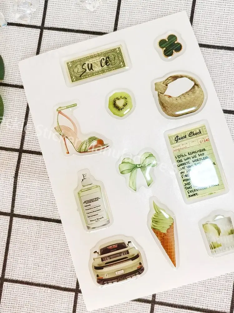 Arabic phone case dome epoxy sticker silicon resin ipad label popular decorative crystal gel logo jelly cute DlY glass shapes 3D