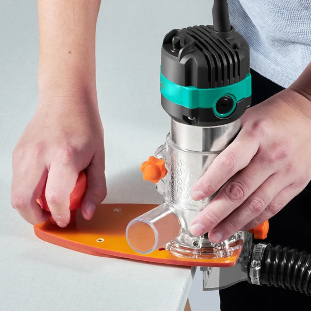 Dual Purpose Trimming Machine Flap for Woodworking Efficient Slotting and Trimming with R1 5 Four Blade Design