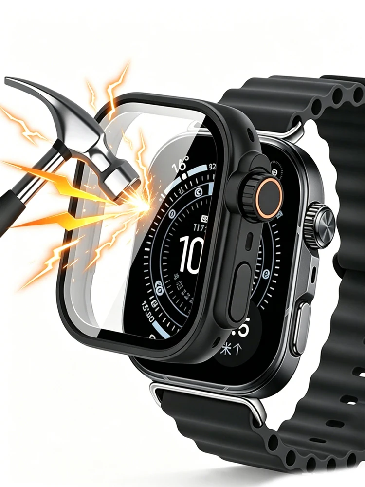 Case For Huawei watch Fit 5 Pro/fit 5 Screen Protector Tempered Glass PC Bumper Water Proof Change To Ultra huawei fit 5 Cover