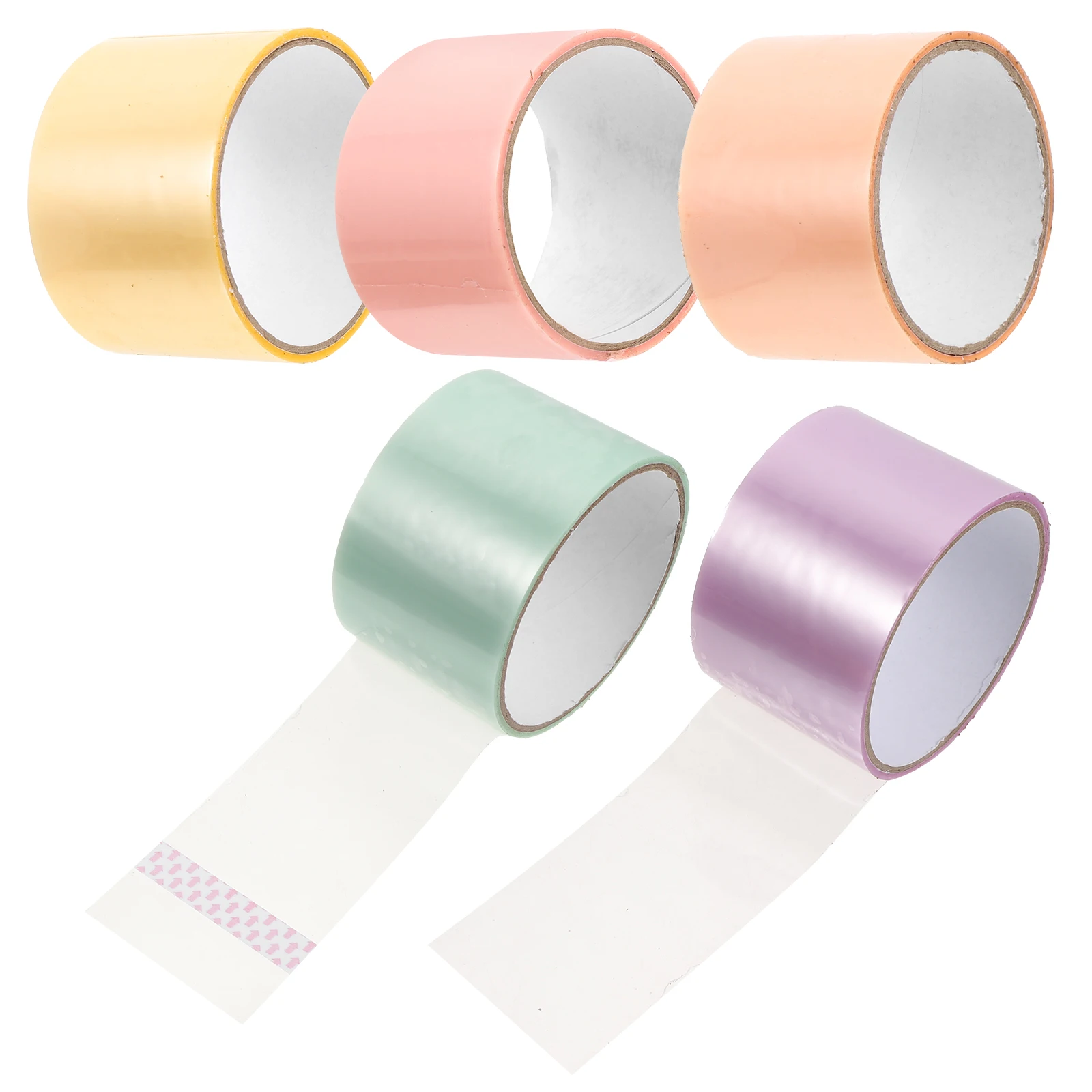 

5pcs 5Rolls StickyBallTape ColorfulKidsToys AdhesiveWaterPolo RollingTapes Child FunDecompression FidgetToy SafeMaterial