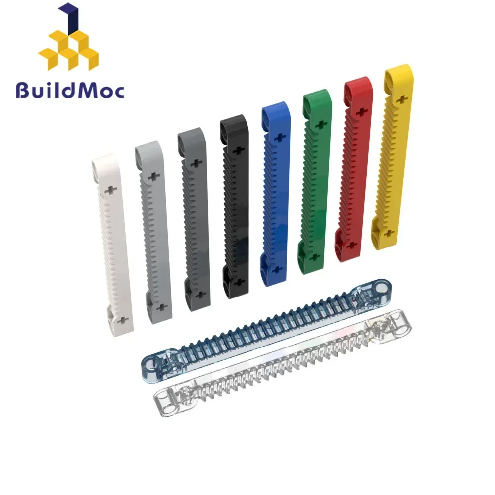 High-Tech Montar Blocos de Construção de Partículas, Gear Bar Bricks, Peça Substituível DIY, Brinquedos para Crianças, 64781, 1x13, 10Pcs