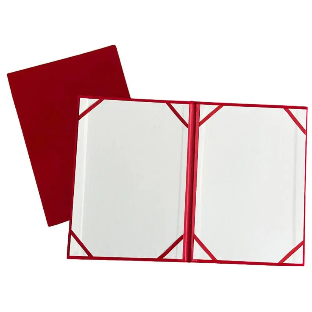 Signing Contract A3 A4 Art Paper Hardcover Hosted Speech Poetry Reading File Paper Page Folder High-end Thicken