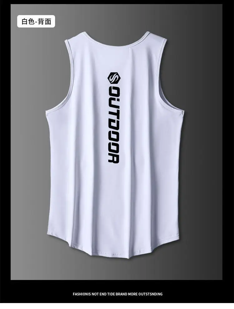 Sport Suits Men Summer Thin Quick Drying Vest+shorts Man's Set Fitness Running Suit Two-piece Set Mesh Ventilation Tracksuit
