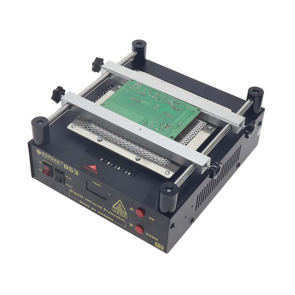 Gordak 853 Bottom Heating Preheating Station PCB Preheater Soldering Station BGA Rework Station Phone Repair Tools YIHUA 853A EU