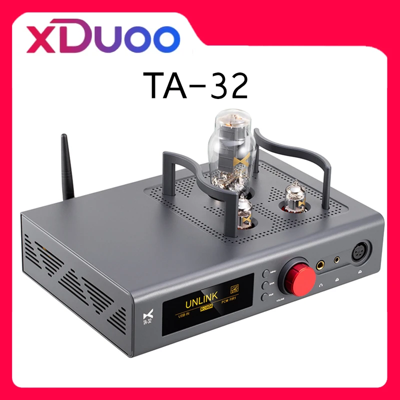 XDUOO TA-32 High Performance DAC TUBE BALANCE Headphone AMPlifier DSD512 32bit 768kHz LDAC APTX Bluetooth5.1 Audio Preamplifier