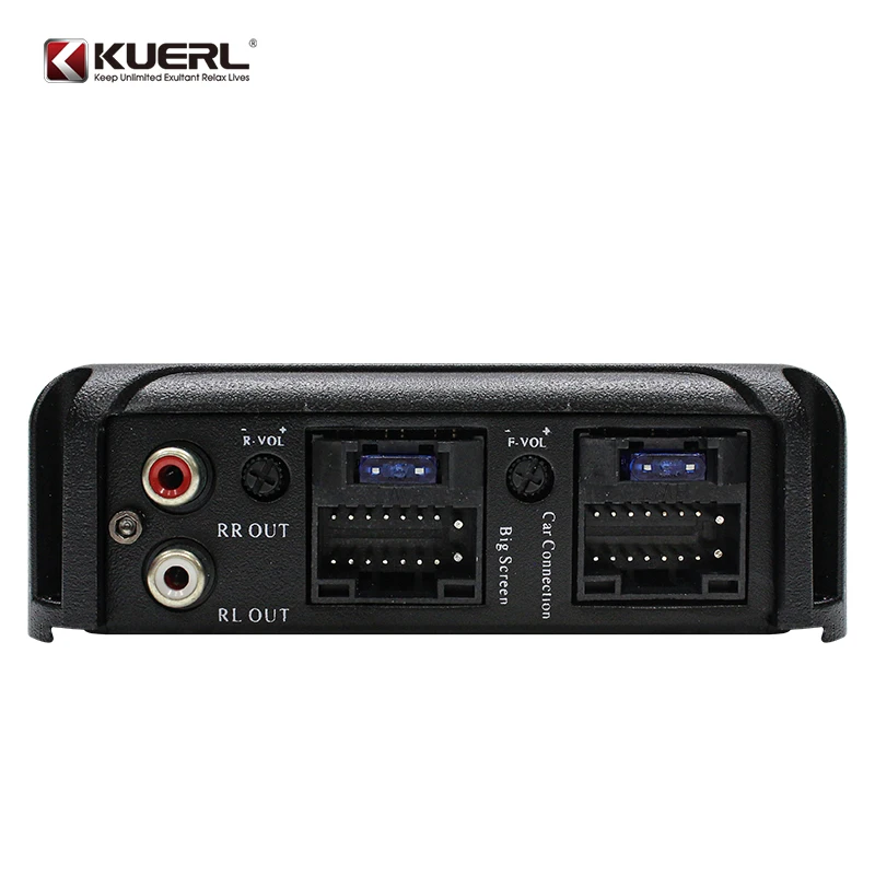 Hot Aluminum Alloy Body Plug and Play 4-Ch Class AB DSP Car Audio Power Amplifier for Android Big Screen I Improve Sound Quality