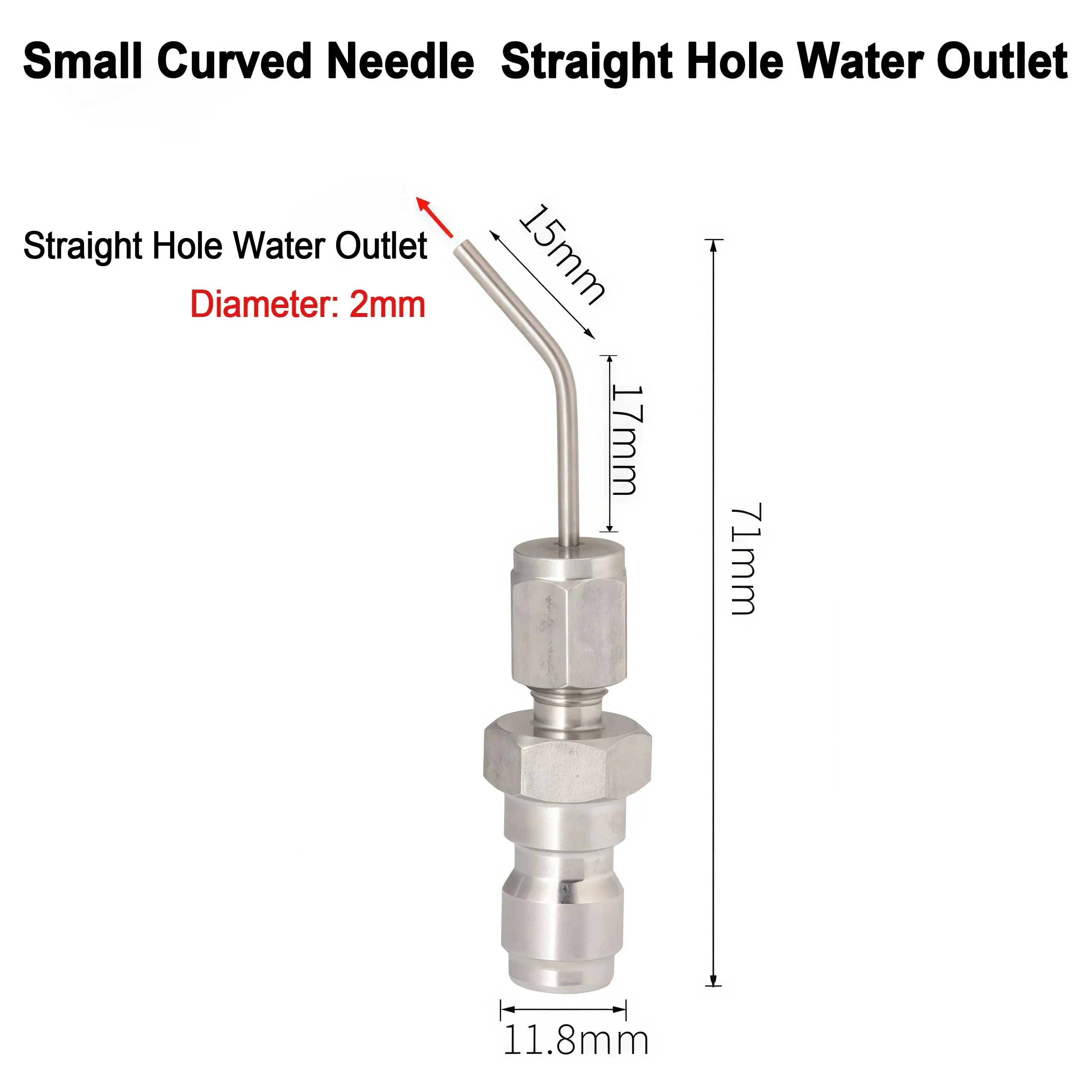 Dual-purpose 2.0mm Needle Spray Nozzle with Straight and Side Jet, Efficient Cleaner for Water Heater Tanks and Air Conditioners image 6