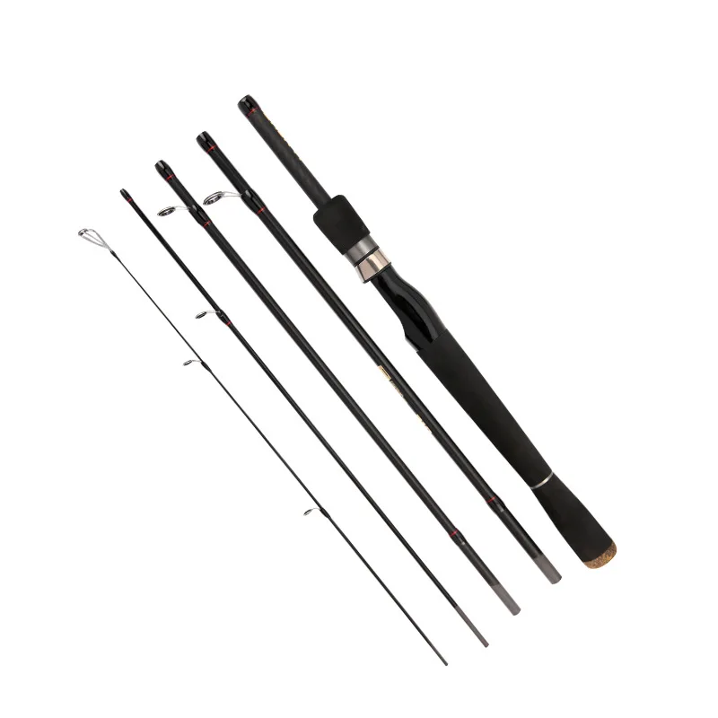 

New Carbon Fiber 1.8M/2.1M Casting Lure Rod ，41cm Collapsed Length ，Long-Distance Power Spinning Pole