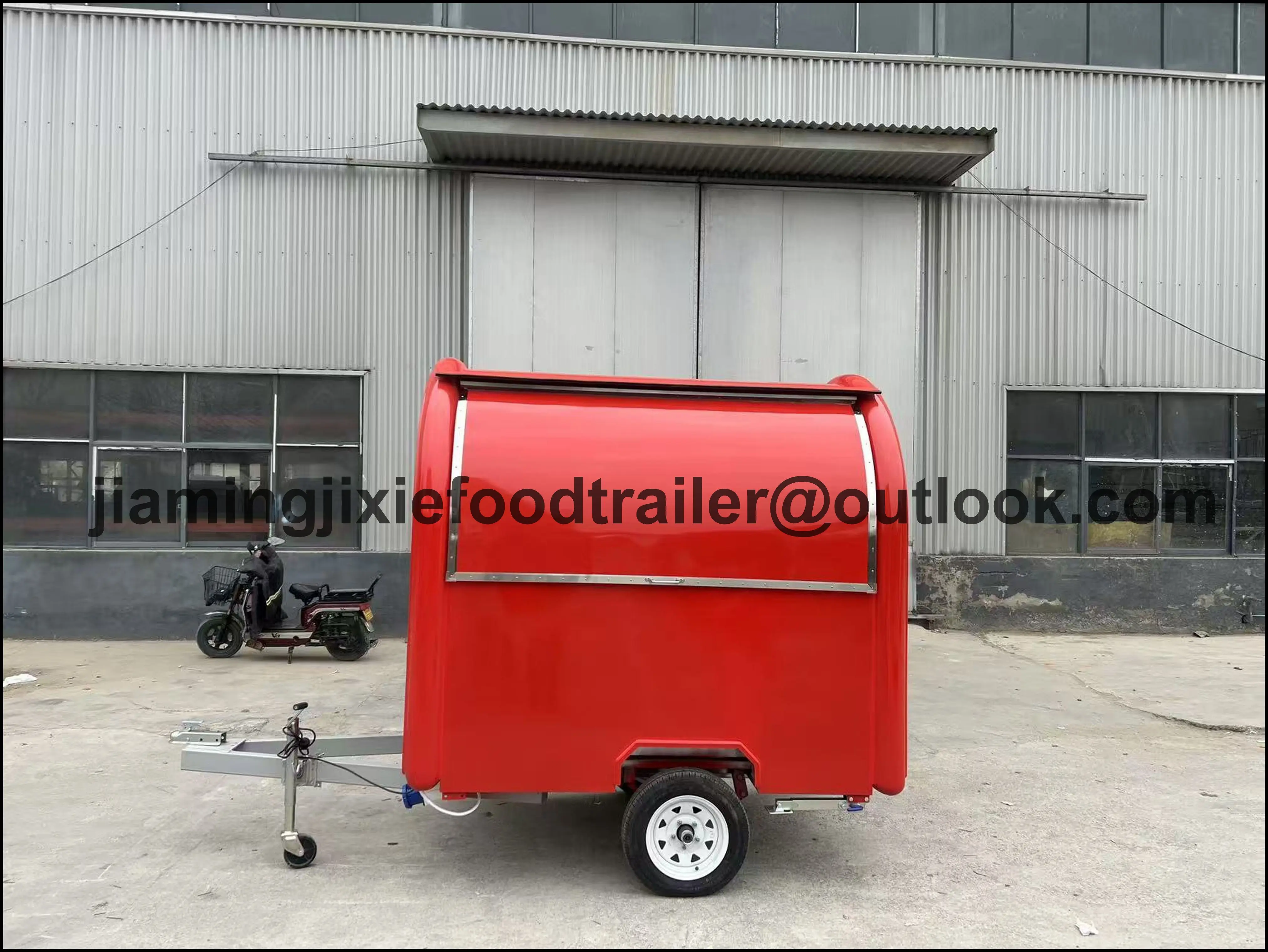 

280*162*210cm Custom Food Truck Ice Cream Trailer Hotdog Cart Food Cart