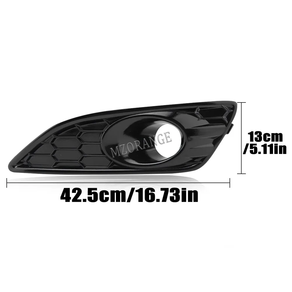 For Ford Fiesta JA8 mk7 2013 2014 2015 2016 2017 Car Fog Light Cover Headlight Frame Fog  Lights Grill New Car Accessories tools