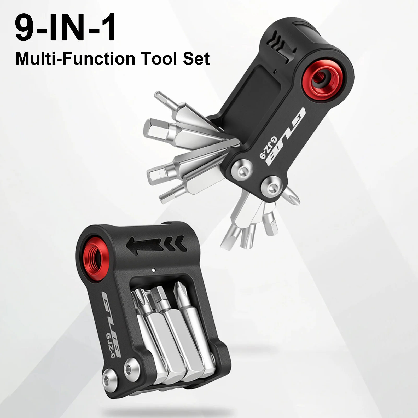 

9-In-1 Bike Repair Tool Multifunctional Bicycle Tools Wrench Kit Cycling Maintenance Kit Tool for Mountain Road Bike Tools