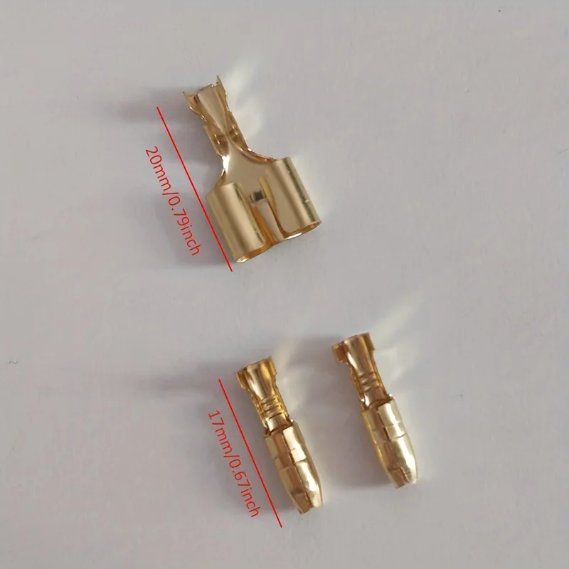 10Set 4.0MM Double Confucius Bullet Insert Spring with Sheath Bullet Terminal Car Electrical Wire Connector