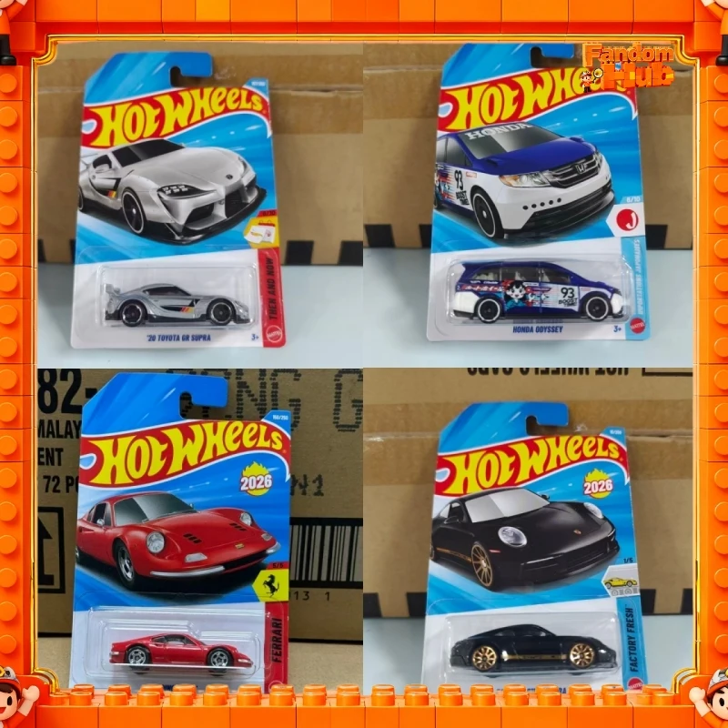 

Оригинальная модель автомобиля Hot Wheels Porsche 911 Carrera, литая под давлением, масштаб 1:64, имитационная игрушка, 26G, модель автомобиля, подарок