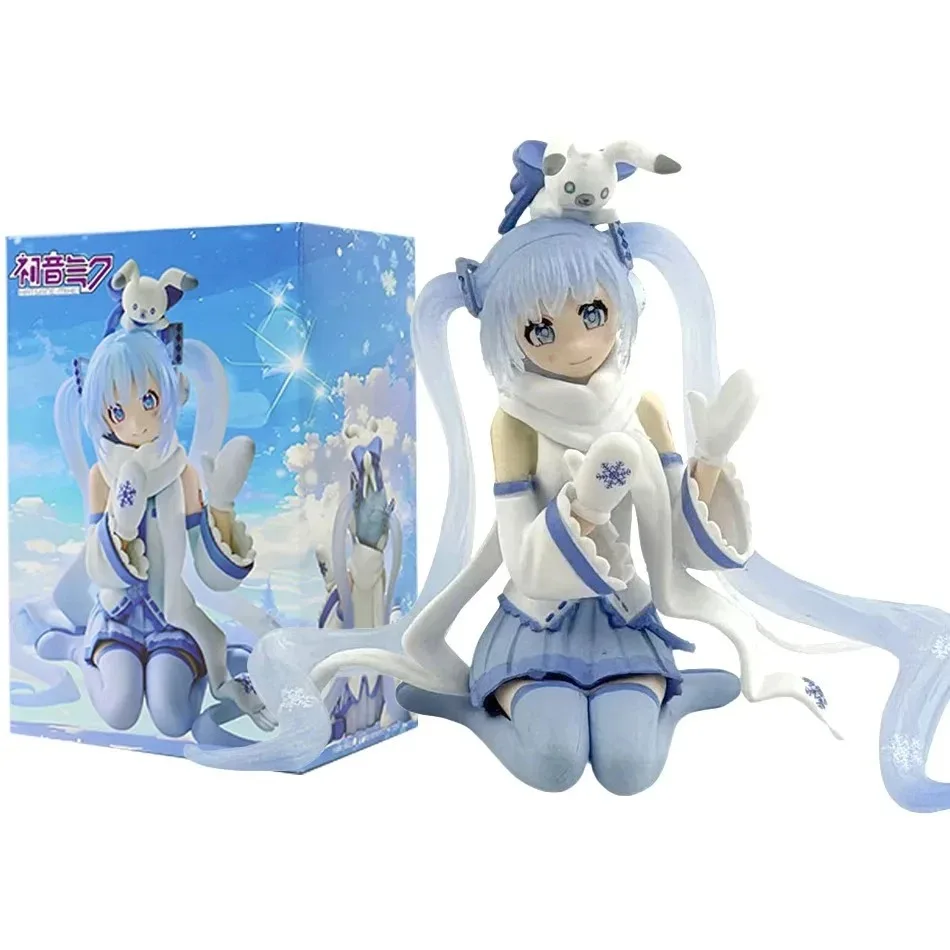 Hatsune Miku, Snow Miku, Sky Town 10th Anniversary! Noodle Stopper Figure Model, Snow Miku Ornament Toy, Limited Edition pokemon view 2