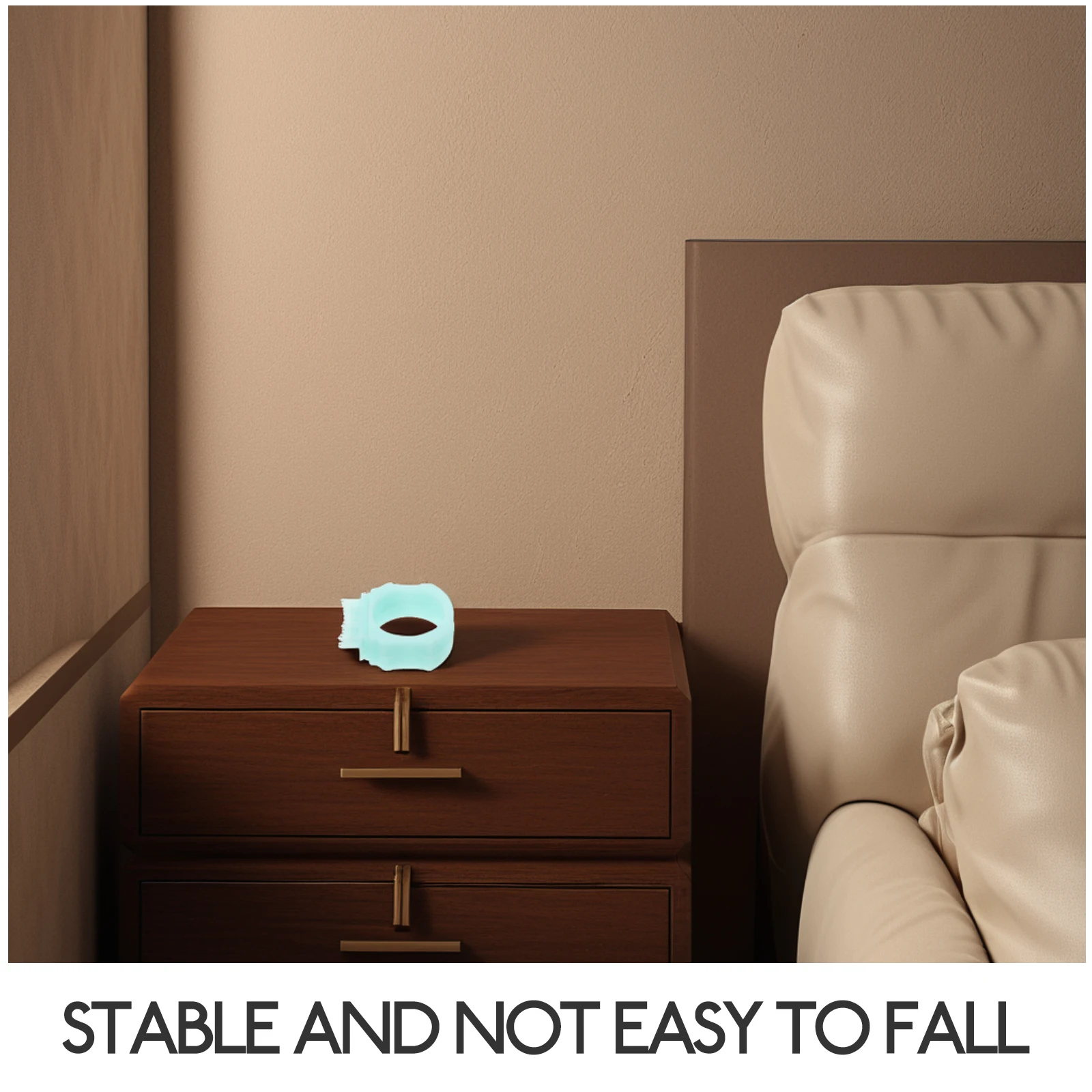 فرشاة أسنان مدمجة ذات حلقة زرقاء ناعمة من السيليكون للسفر للأطفال، فرشاة أسنان محمولة للعناية بالفم أثناء الذهاب، نفس منعش