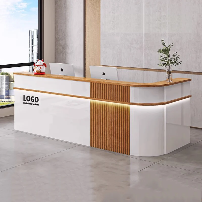 

Simple Modern Hotel Reception Desk Counter Beauty Decorations Modern Reception Desks Luxury Hair Salon Commercial Furniture