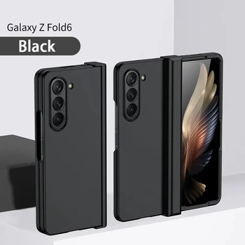With Hinge Connection Case For Samsung Z Fold 6 ZFold4 Fold3 Shockproof Cover Holder Hard…