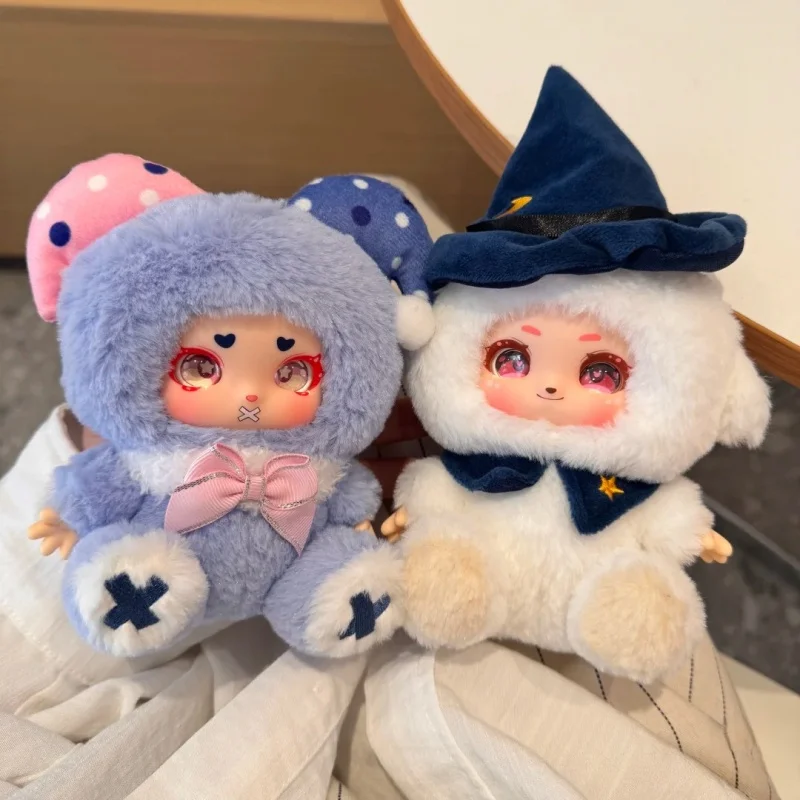 متوفر 14 سنتيمتر سلسلة المستذئب دمية من الفينيل ألعاب من نسيج مخملي على ظهره قلادة محشوة ألعاب من نسيج مخملي الكرتون أنيمي لطيف الاطفال الأصدقاء الهدايا