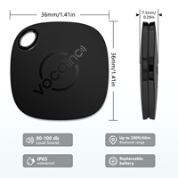 VOCOlinc Mini Smart Tag, Bluetooth Locator, Item Finder, Car Keychain Tracker, IP67 Anti-lost Device，Use With Find My (IOS Only)