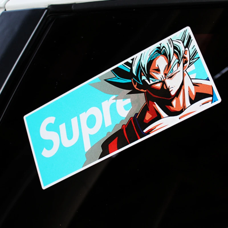 Dragon Ball Super Saiyan Son Goku Anime Adesivo, Vegeta IV, Chichi, Mestre Kame, Etiqueta Decoração Do Carro, Brinquedo Kids, Presente de aniversário