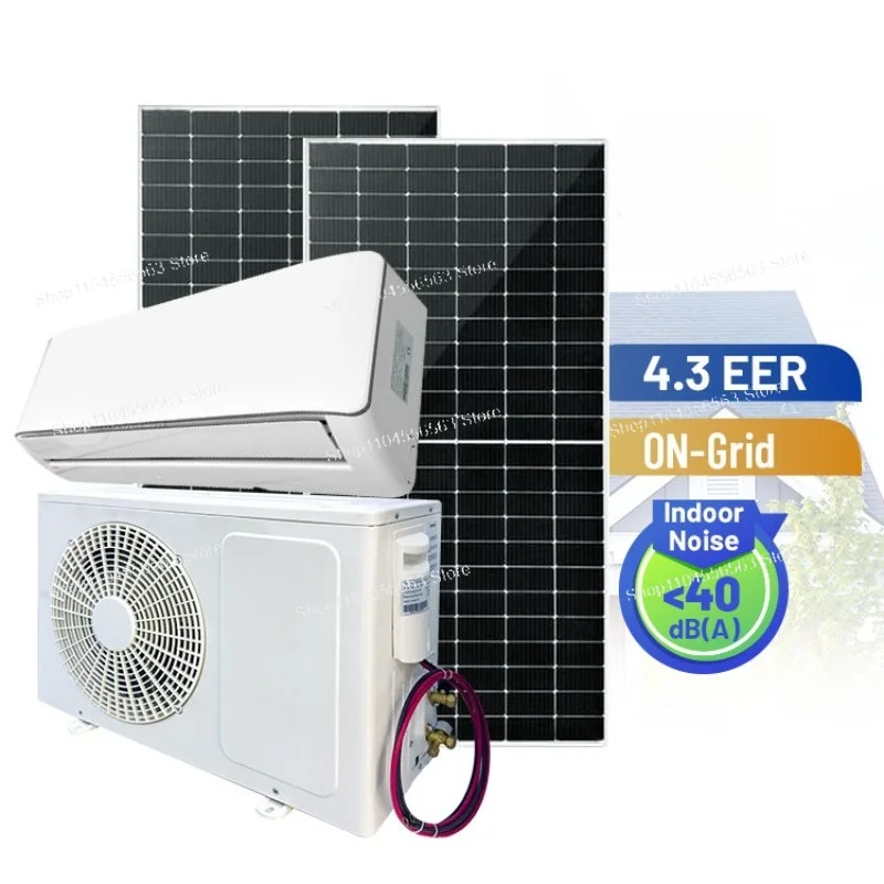 2 Photovoltaic Mains Dual-purpose Air Conditioners, Remote Control, Energy-saving and Grid-connected Models