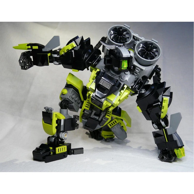 600 sztuk wszechstronna infiltracja i precyzyjne egzekwowanie Robot klocki do budowy Model zestaw cegieł kreatywne prezenty dla dorosłych MOC-150858