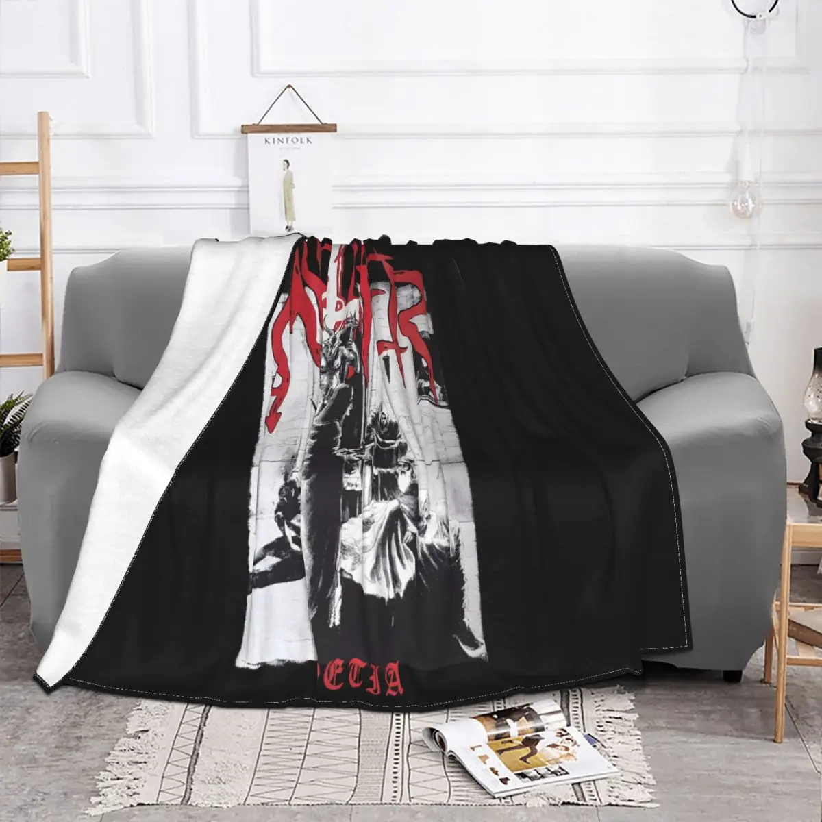 Mystifier Goetia Metal Blasphemy Sarcofago Plush Bedroom Winter Blankets Home And Decoration Throw Blanket