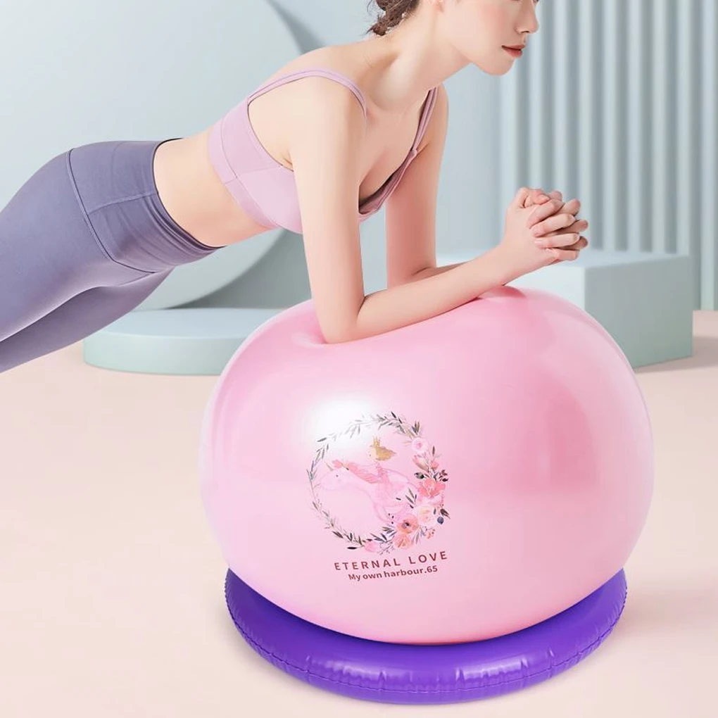 

Safe And Eco-Friendly Yoga Ball Base Comfortable Wide Application Easy To Clean Made Of PVC