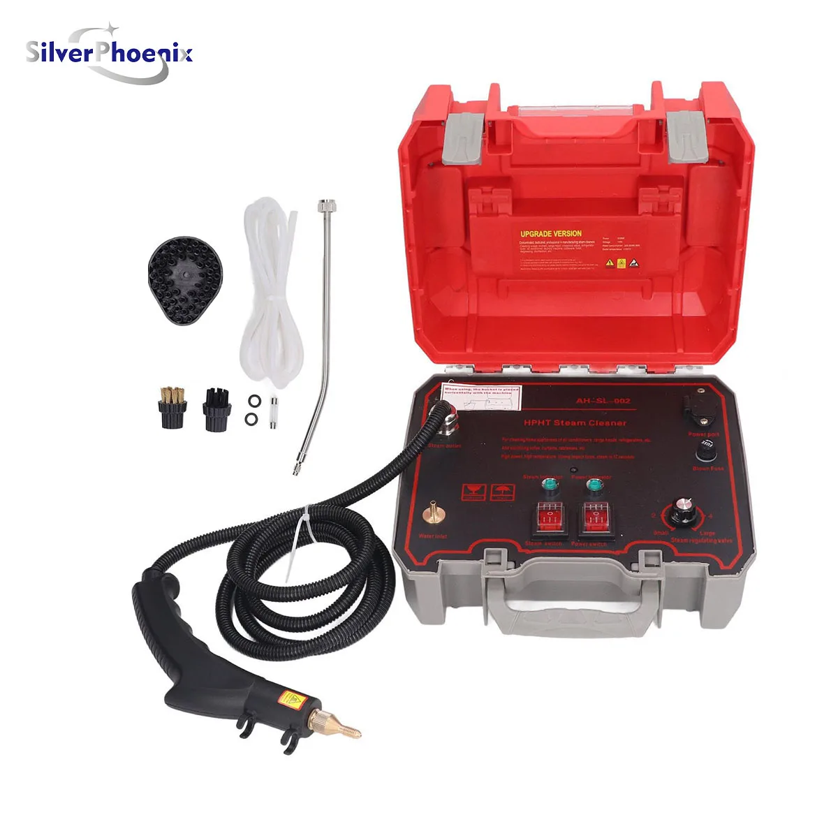 2200V Household High Temperature and High Pressure Steam Cleaner Portable Multi-function Cleaning Machine 1500W Dissolves Dirt