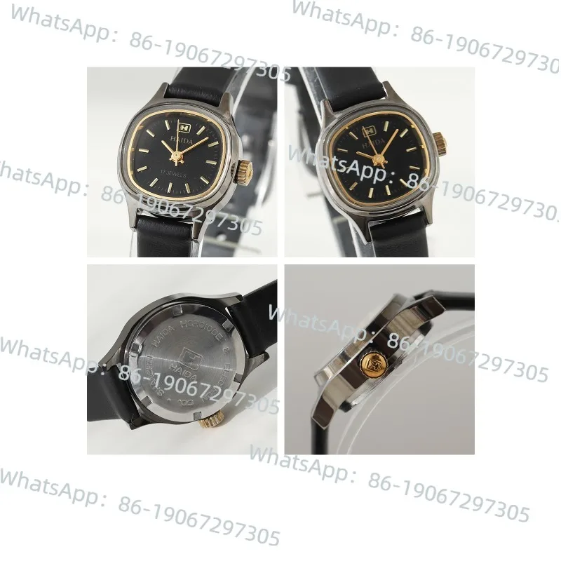 

Shanghai Watch Factory Haida Brand Classic Small Black Manual Mechanical Winding Shangjin Ladies Watch