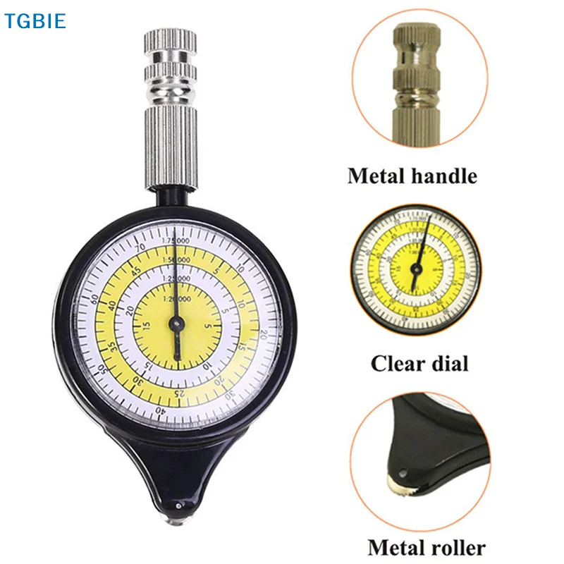 [TL][TL]Map Rangefinder Map Measurer Odometer Multifunction Compass Curvimeter Outdoor Compass