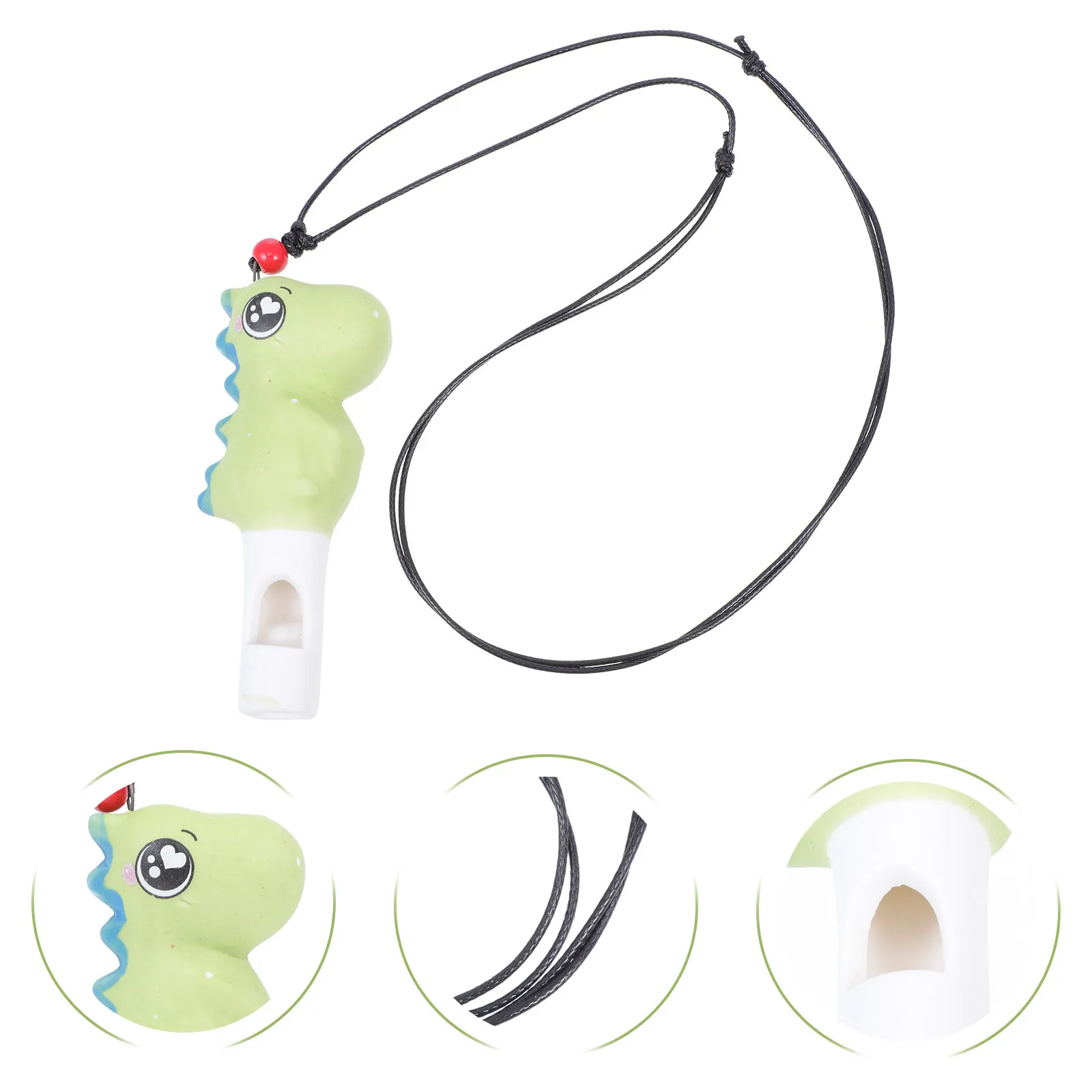 

2 шт. креативных керамических свистков в виде динозавров для детей, милые мультяшные мини-инструменты с качественным звуком, портативные свистки-динозавры