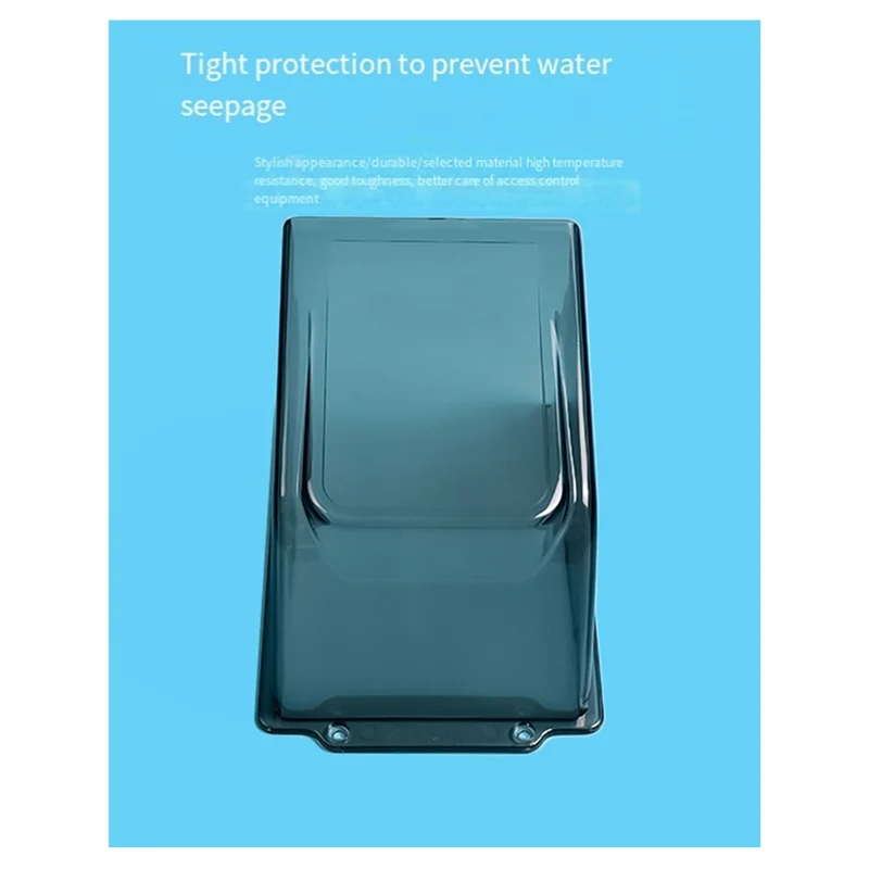 Cubierta de lluvia para timbre N82R, protector de agua transparente para timbre, Protector impermeable, accesorio de Control de acceso para timbre
