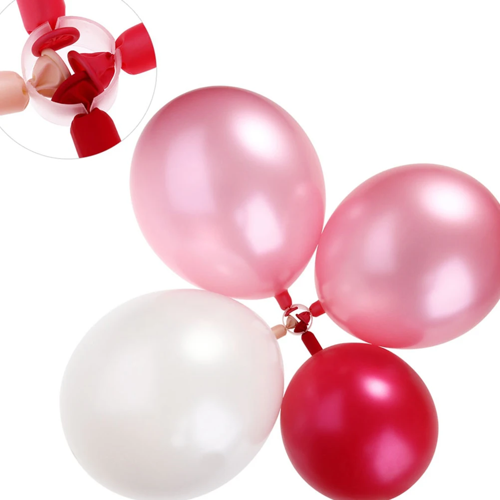 

144 Pcs Clips Balloons Balloons Clips Arch Support Holder Buckles Wedding Party Decoration Tool Reusable Plastic