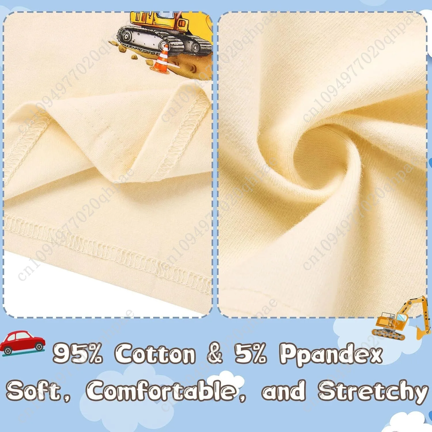 تي شيرت عيد ميلاد للأولاد من عمر 2 إلى 5 سنوات مصنوع من القطن لحفلات أعياد الميلاد واللعب في الهواء الطلق #5