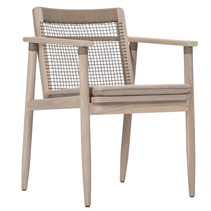 

Outdoor solid wood tables and chairs, waterproof and sunscreen, furniture combination