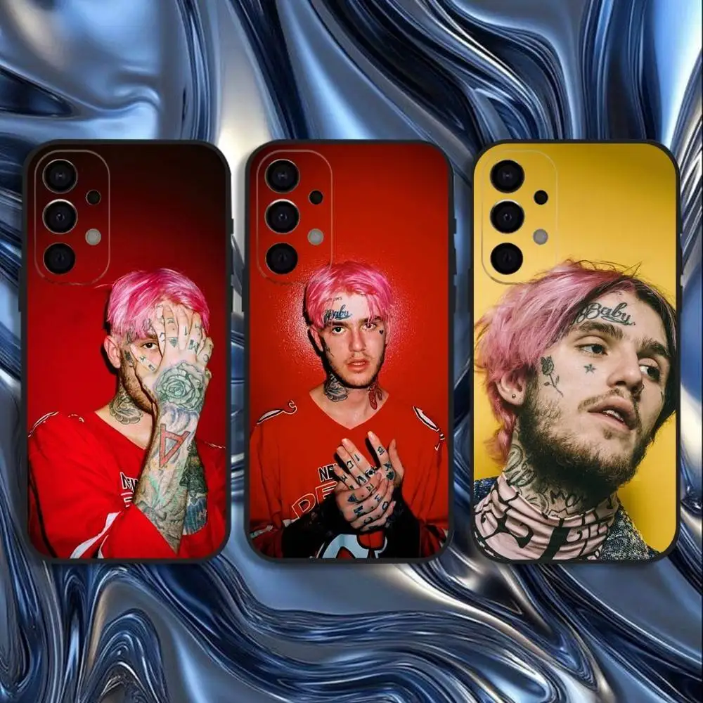 

Rapper L-Lil R-Peep Phone Case For Samsung S25,S24,S21,S22,S23,S30,Ultra,S20,Plus,Fe,Lite,5G Black Cover