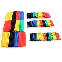 328pcs 2:1 Heat-shrink Tubing Thermoresistant Tube Heat Shrink Wrapping Kit Insulation Sleeving Electrical Connection Wire Cable